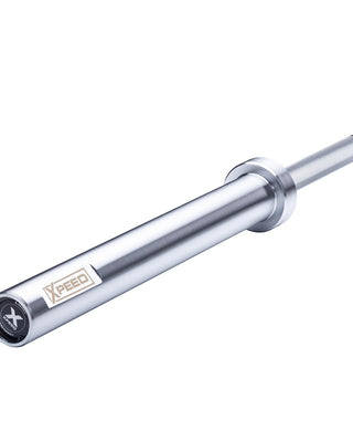 Premium chrome barbell at Fitness Warehouse