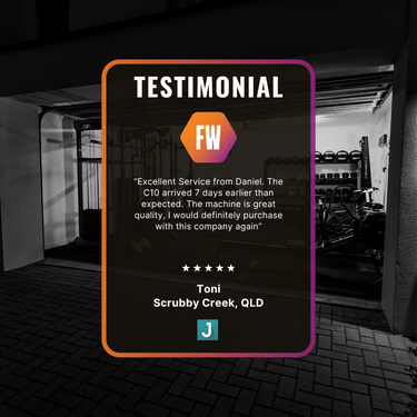 testimonial for a c10 functional trainer