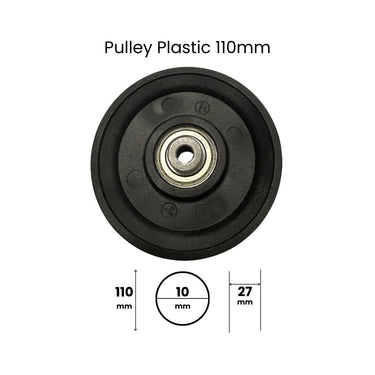 Nylon Pulley 110mm Dimensions