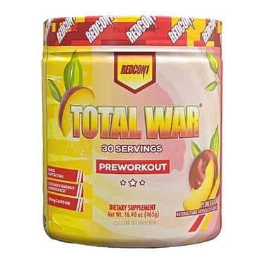 Redcon1 Total War Pre-Workout Dietary Supplement Plum Fusion