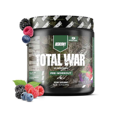 Redcon1 Total War Pre-Workout Dietary Supplement Sour Wild Berrt
