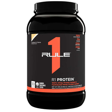 Rule1 Protein Isolate 30 Serves Cookies & Creme