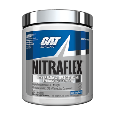 GAT Sport Nitraflex Dietary Supplement Blue Raspberry
