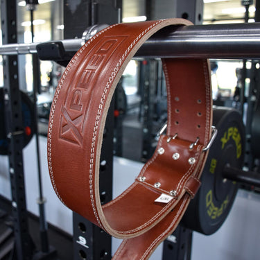 Xpeed Brown Leather Weight Belt 1