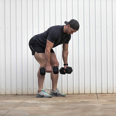 Rubber Hex Dumbbell
