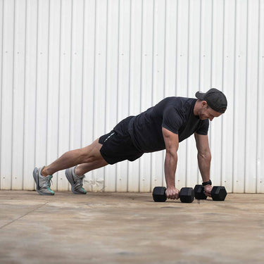 Xpeed Rubber Hex Dumbbell 2