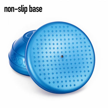 The non slip base of the Bosu Ball Balance Pods