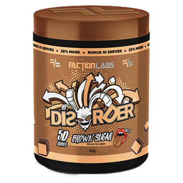 Faction Labs Disorder 50 Serve Brown Sugar