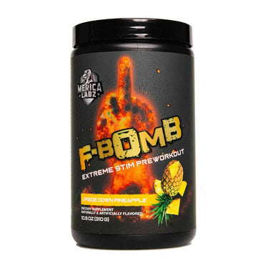Merica Labz F Bomb Pre-Workout Upside Down Pineapple