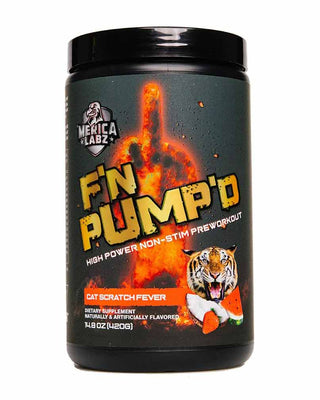 Merica Labs F'N Pump'D Pre-Workout Cat Scratch Fever