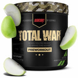 Redcon1 Total War Pre-Workout Dietary Supplement Green Apple