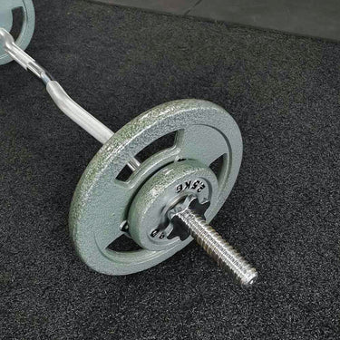 Xpeed Standard Curl Bar With Spin Lock Collars