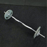 Xpeed Standard Curl Bar With Spin Lock Collars