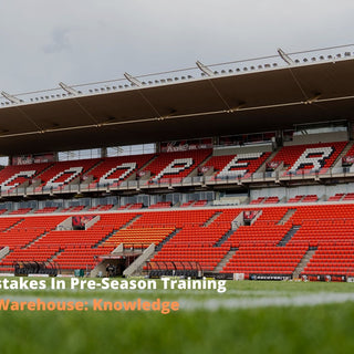 What are 2 common mistakes people make in pre-season training?