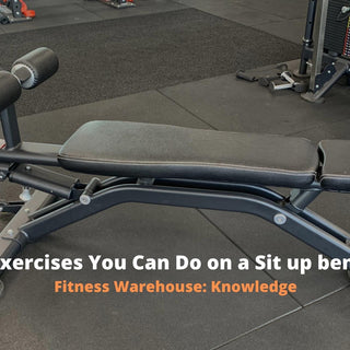 Exercises you can do on a sit up bench