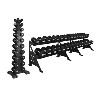 Xpeed Premium 1-50kg CPU Dumbbell Set + Rack