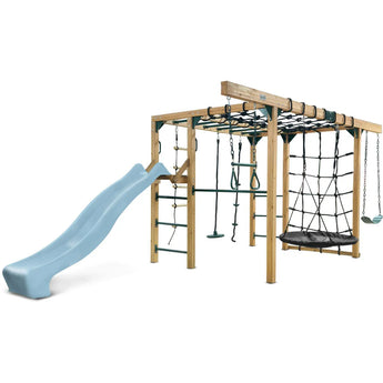 Orangutan Monkey Bars Jungle Gym Climbing Frame with 2.2m Slide
