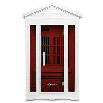 ReGen8 Duo Outdoor - 2 Person 2200W Infrared Sauna - White