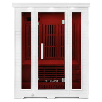 ReGen8 TRIO V2 - 3 Person Infrared Sauna - White