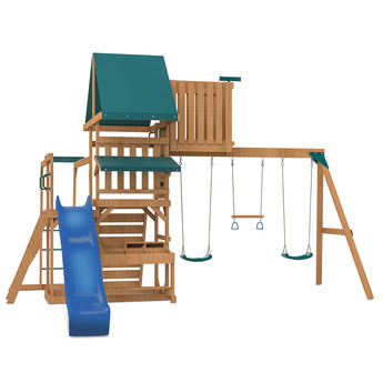 Walton Swing Set, Monkey Bars & Playground with 2.2m Slide