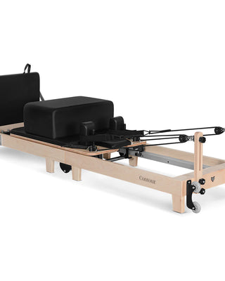 Lifespan Fitness Contour Folding Wooden Pilates Reformer Set