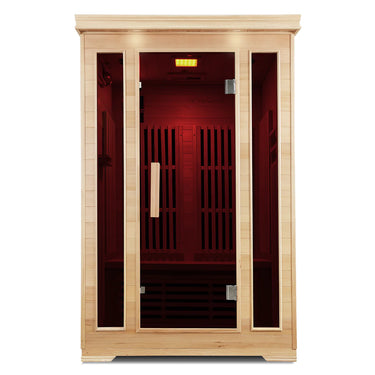 Regen8 Duo Sauna with Red Light on
