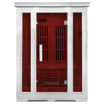 ReGen8 Duo V3 - 2 Person Infrared Sauna - White