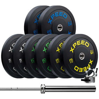 Pack og 20 bumper plates