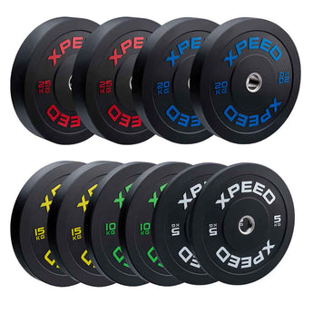 Xpeed 150kg Bumper Plate Pack