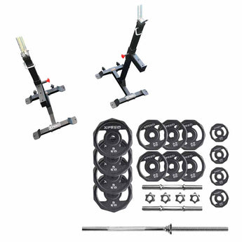 Xpeed Squat Stand & 50kg Weight Package