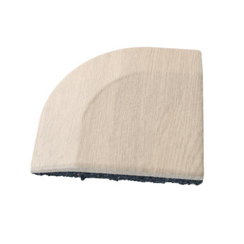Xpeed Laminated Wood-Top Rubber Floor Tile - Corner