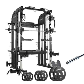 Xpeed Quantum 3 with Barbell and Olympic Plate Package