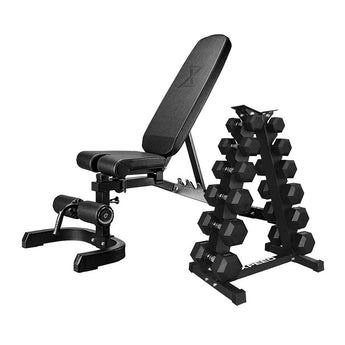 Xpeed X-Series FID Bench & Dumbbell Package