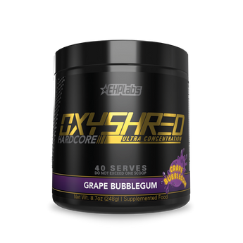 EHP Labs Oxyshred Hardcore grape Bubblegum