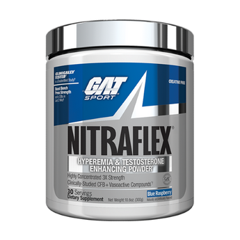 GAT Sport Nitraflex Dietary Supplement Blue Raspberry