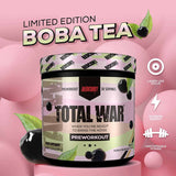 Redcon1 Total War Pre Workout Dietary Supplement Limited Edition Boba Tea