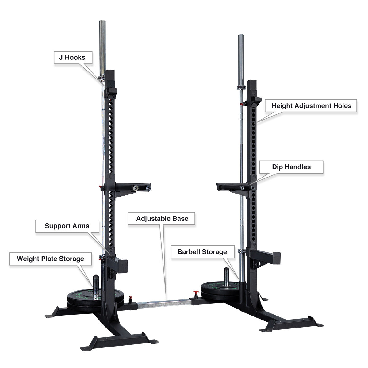 Squat Riser Xpeed Heavy Duty Adjustable Squat Stands – Fitness Warehouse Australia