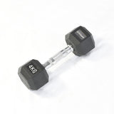 Xpeed Rubber Hex Dumbbell 4kg