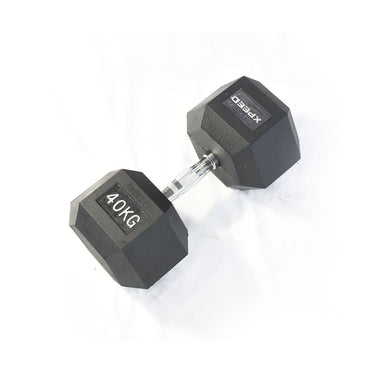 Xpeed Rubber Hex Dumbbell 40kg