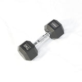 Xpeed Rubber Hex Dumbbell 8kg