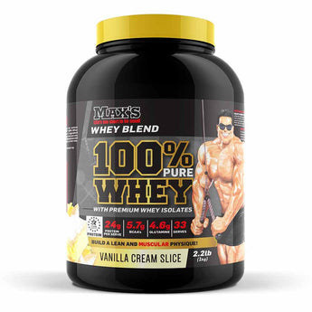 Maxs 100 Whey 2.2lb Vanilla Cream Slice