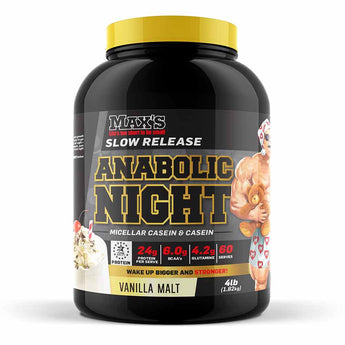 Max's Anabolic Night 4lb Vanilla Malt